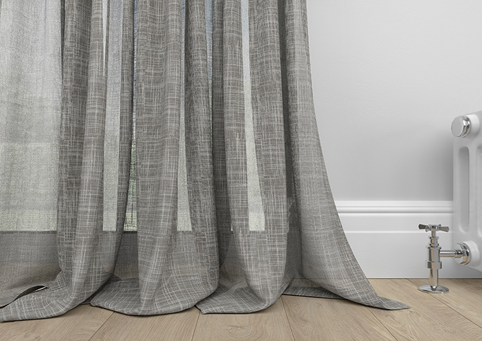 Siena Voile, Elephant Grey - Made to Measure Curtains - Image 6